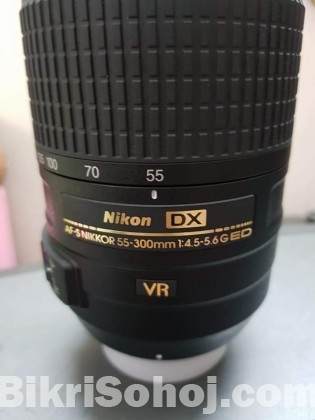 NIKON AF-P DX 55-300 ED VR LENS